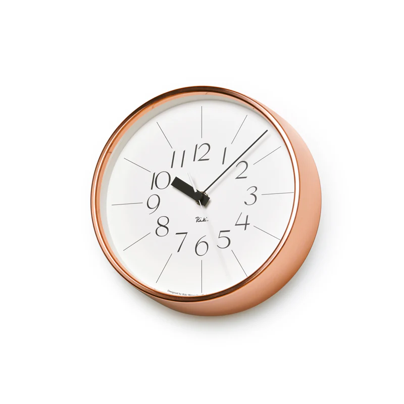 Lemnos Wall Clock - Riki Copper Clock WR11-04 - Image 3