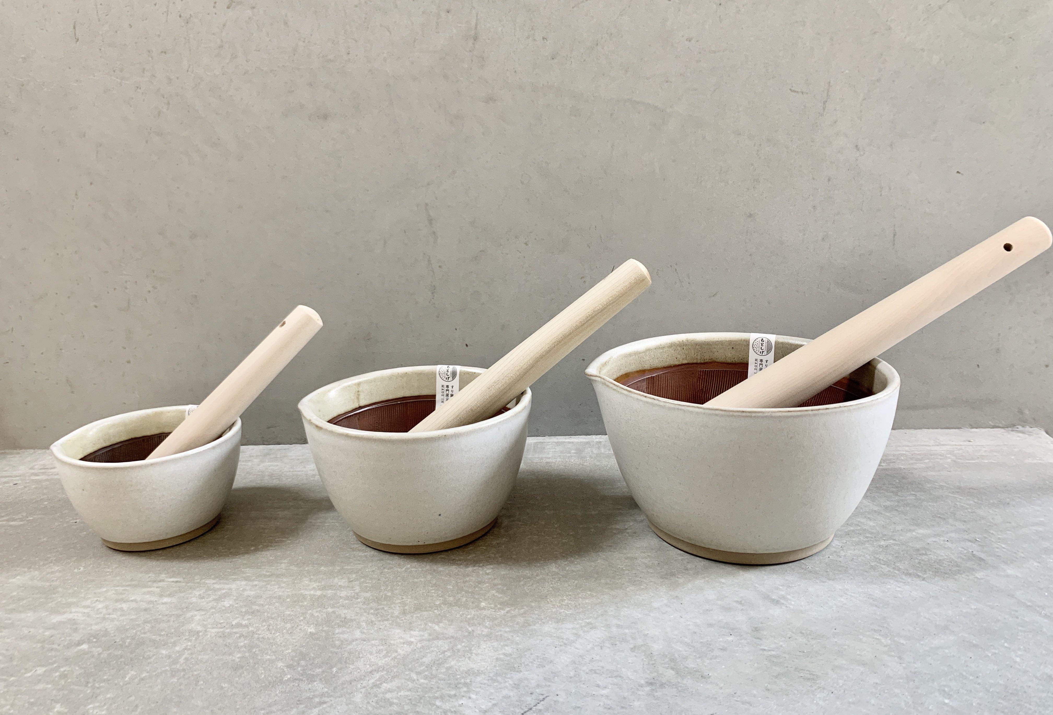 Mujun Motoshige Suri Bowl - Japanese Ceramic Mortar and Pestle - Image 9