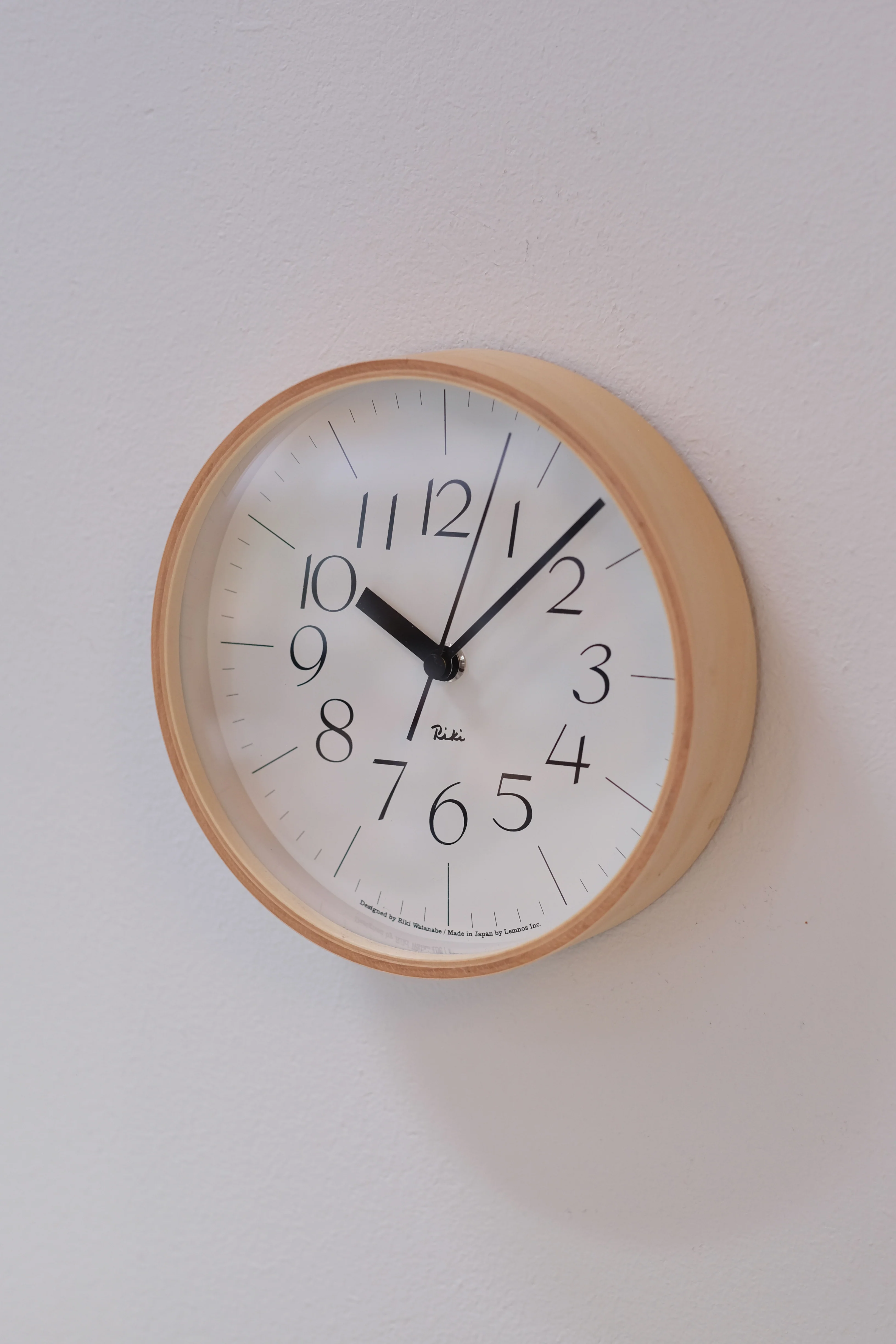Lemnos Wall Clock - Riki Wood Clock - Image 5