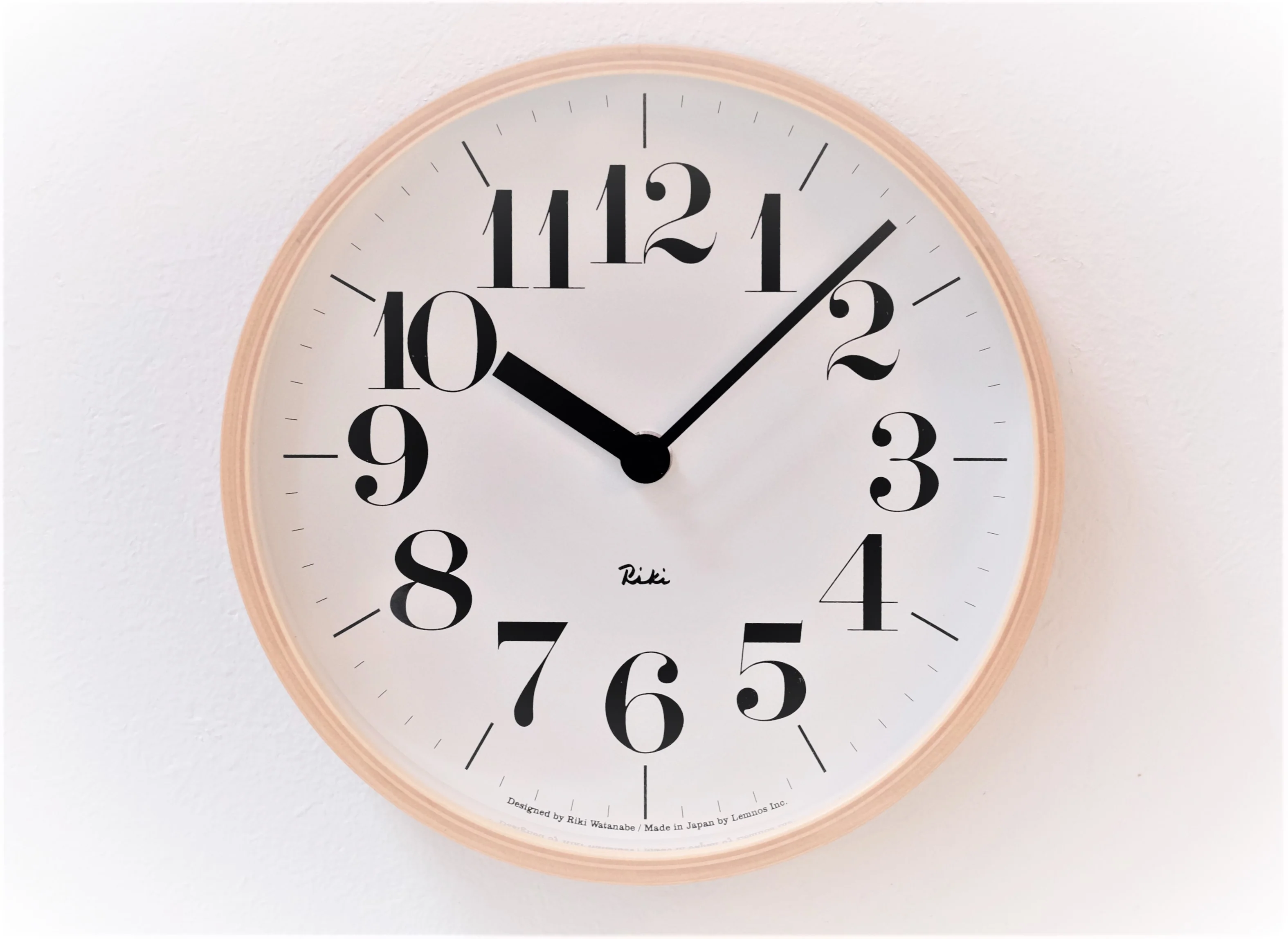 Lemnos Wall Clock - Riki Wood Clock - Image 7