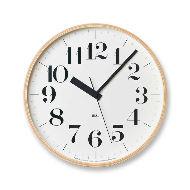 Lemnos Wall Clock - Riki Wood Clock - Image 8