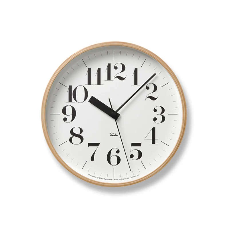 Lemnos Wall Clock - Riki Wood Clock - Image 9