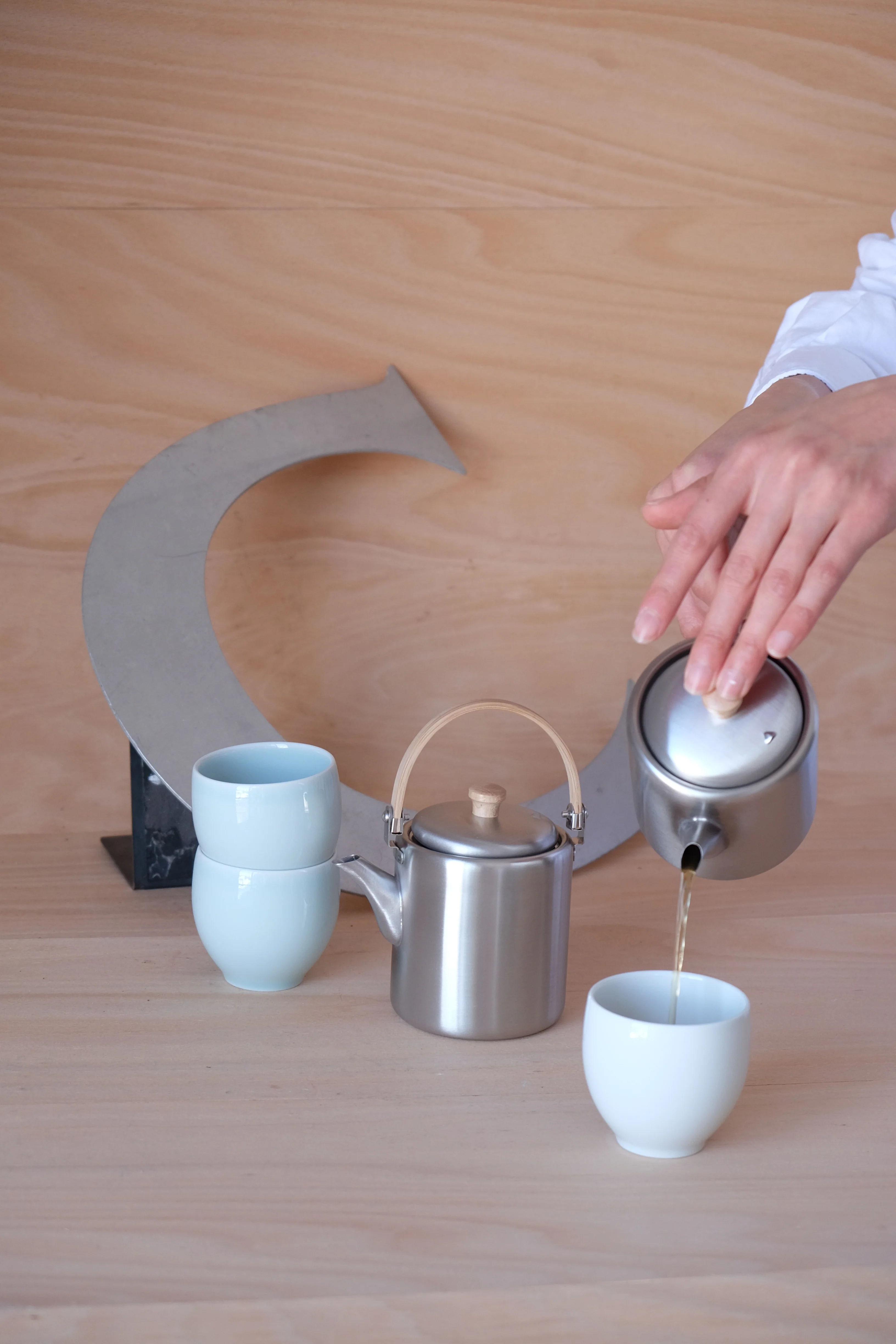 Kobo Aizawa SS Teapot Top Handle - Image 6